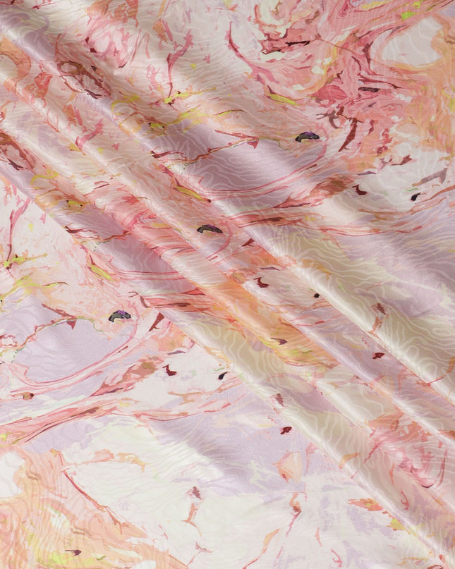 قماش ساتان حرير خالص من باستيل بلوسوم، عرض 110 سم - اشتري عبر الإنترنت-D18369