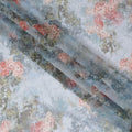 Enchanted Garden Silk Chiffon Jacquard Fabric, 110cm Wide - Buy Online-D18374