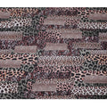 Wild Safari Mixed Animal Print Synthetic Satin Fabric - 110cm Wide-D18557