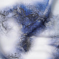 Arctic Swirl Abstract Synthetic Satin Fabric - 110cm Wide-D18558 Regal Fabrics