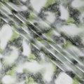 Mystic Forest Marble Synthetic Satin Fabric - 110cm Wide-D18559