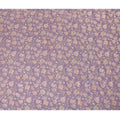 Plum Premium tussar silk blended fabric with multicolor embroidery in floral design-D15800