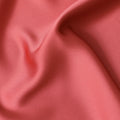 Brick red Plain Premium pure crepe satin fabric-D15845