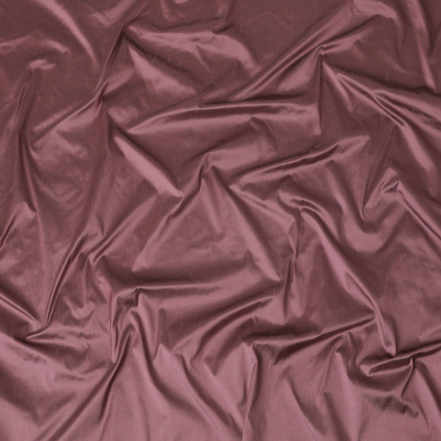 نسيج من الحرير الخام الخالص الفاخر باللون البني -D15860