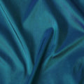 قماش حرير خام نقي ممتاز باللون الأزرق المخضر -D15862
