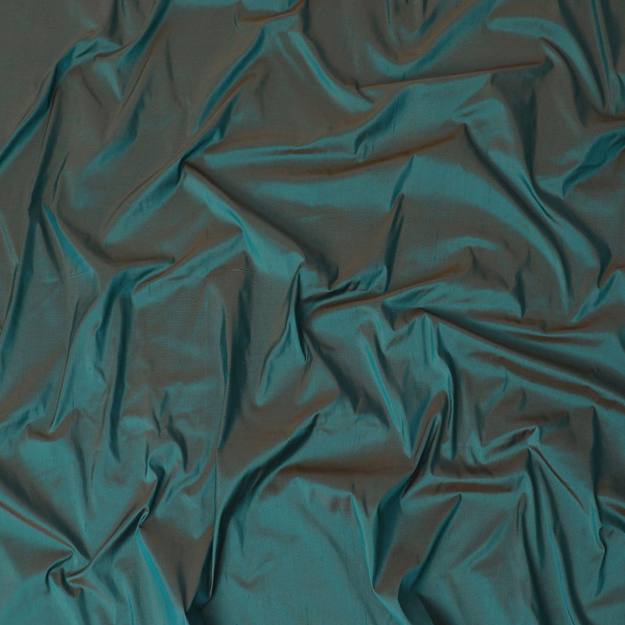 اليشم الأخضر عادي نسيج الحرير الخام الخالص قسط-D15863