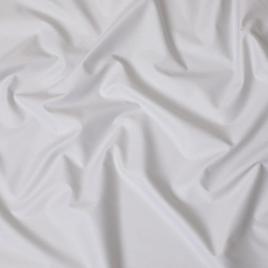 قماش القمصان القطني السويسري الخالص بنسبة 100% ذو اللون الأبيض اللؤلؤي -D16609