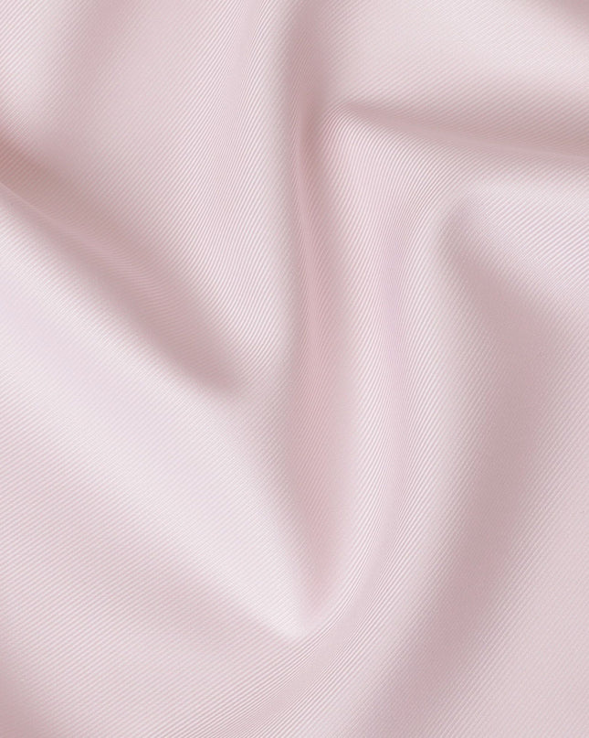 Baby pink Plain Premium pure Swiss 100% cotton shirting fabric in twill weave-D16620