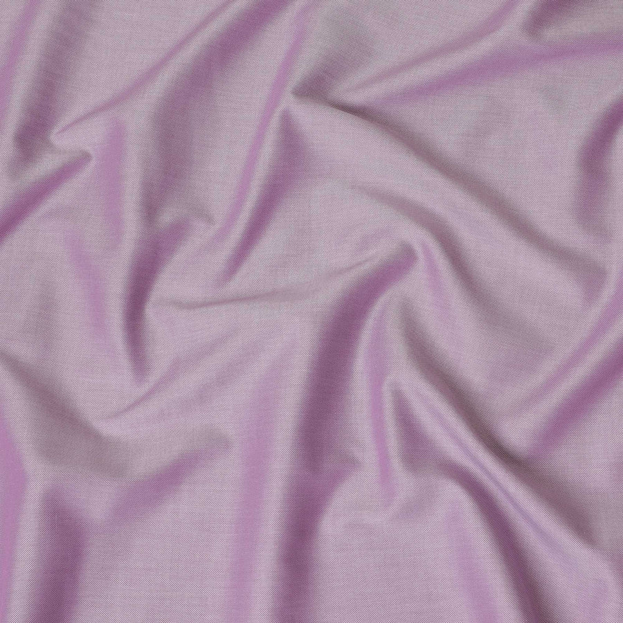 قماش القمصان القطني السويسري الخالص بنسبة 100% باللون البنفسجي الفاتح بتصميم ذاتي-D16624