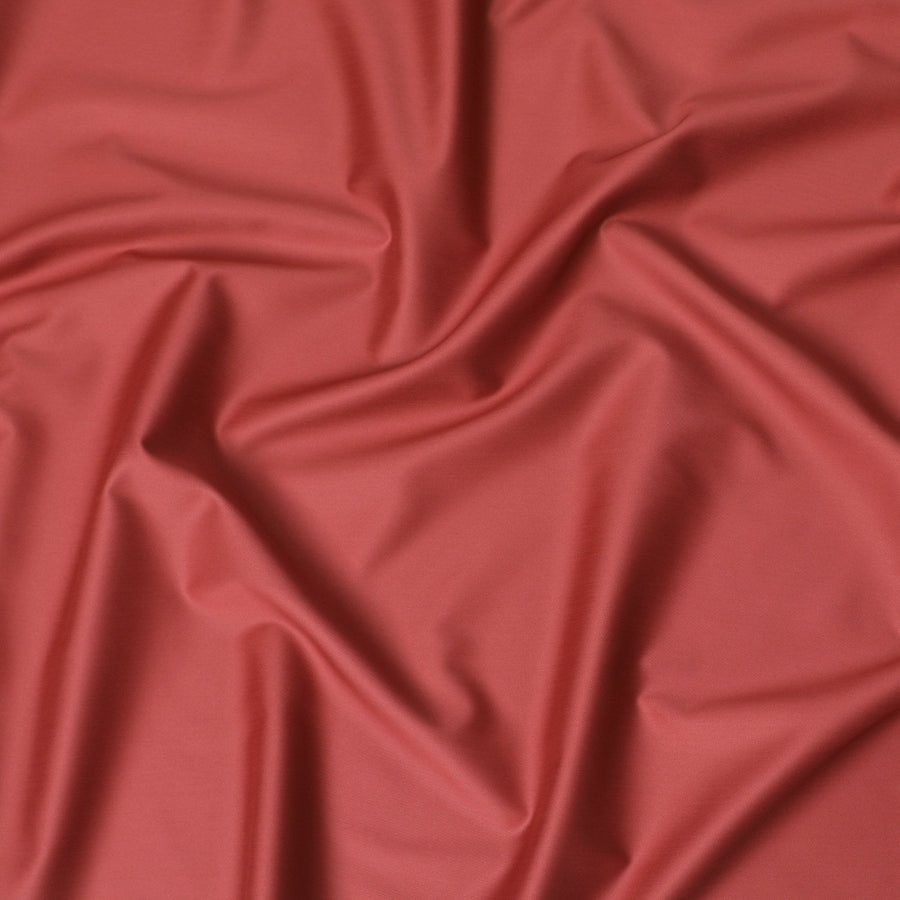 قماش القمصان القطني السويسري الخالص بنسبة 100% باللون الأحمر القرمزي -D16626