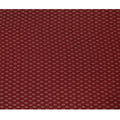 Maroon Synthetic blended cotton fabric with brick red and gold foil print in floral design-D16738