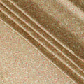 Mustard beige synthetic satin fabric with multicolor print in floral design-D16852 Regal Fabrics