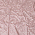 Light pink Premium pure cotton voile fabric with same tone embroidery in abstract design-D16979