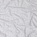 White uragiri cotton voile fabric with same tone jacquard having black print in geometric design-D17041 Regal Fabrics