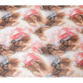 Multicolor printed synthetic satin fabric in abstract design-D17044 Regal Fabrics