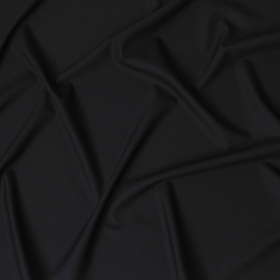 قماش بدلة كلاسيك سوبر 180 صوف وكشمير – 150 سم، أسود-D17538