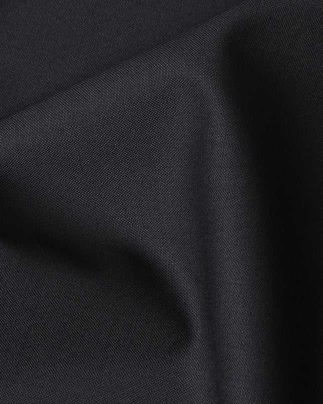 Sophisticated Super 180's Wool & Cashmere Suiting Fabric – 150cm, Slate grey-D17540