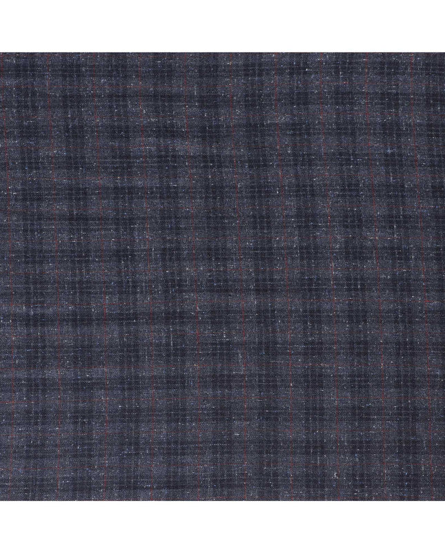 Italian Blended Wool Jacketing Fabric – 150cm, Textured Charcoal-D17541