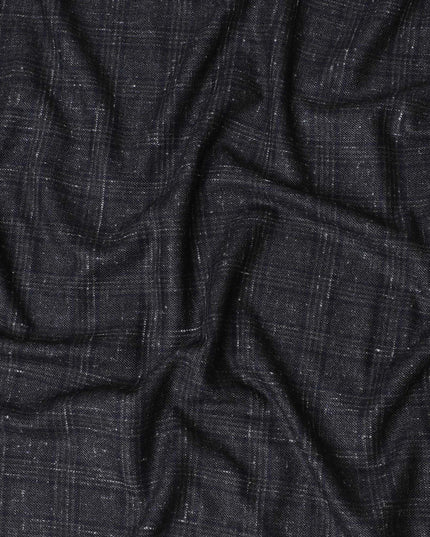 Italian Blended Wool Jacketing Fabric – 150cm, Classic Navy-D17543