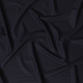 Dark Grey Pinstripe Wool Blend Fabric-D17548