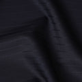 Dark Grey Pinstripe Wool Blend Fabric-D17548