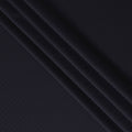Dark Grey Pinstripe Wool Blend Fabric-D17548