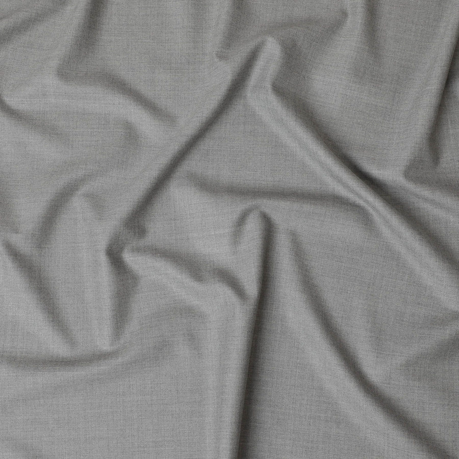 Cloud grey Elegance SuperFine Merino Wool Fabric: 150cm Premium Suiting, UK Crafted-D17551 Regal Fabrics