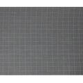 نسيج صوف ميرينو فائق النعومة بنقش مربعات جرافيت: 150 سم، مناسب للمصممين، مصدر بريطاني - D17555