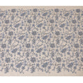 Celestial Blue Floral Cotton Voile Fabric - 110cm Width-D17557