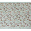 Laurel green Floral Tapestry Cotton Voile Fabric - 110cm Width-D17560