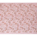 قماش فوال قطن مطرز من Blush Blossom - عرض 110 سم -D17562