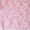Rose Reverie Embroidered Cotton Voile Fabric - 110cm Width-D17563