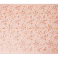 Peach Panache Embroidered Cotton Voile Fabric - 110cm Width-D17565