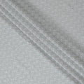 Silver Whisper Embroidered Cotton Voile Fabric - Subtle Sheen 110cm-D17570