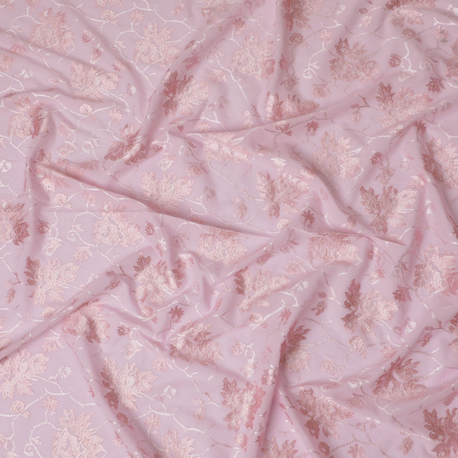 قماش فوال قطن مطرز من Roseate - لامع 110سم-D17572