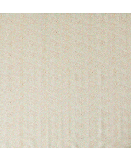 قماش حرير توسار الفاخر المطرز باللون الأصفر الليموني، عرض 110 سم - أناقة هندية تقليدية - D17685