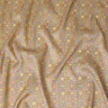 قماش حرير Goldenrod Tussar مع طباعة فسيفساء هندسية، عرض 110 سم - صناعة أصلية من الهند-D17920