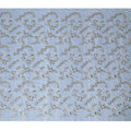 قماش حرير توسار أزرق فاتح مع تطريز أنيق، عرض 110 سم - نسيج هندي ناعم-D17927