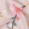 قماش ساتان مودال صناعي من Blush Cherry Blossom - طباعة دقيقة، 110 سم - شراء عبر الإنترنت-D17975
