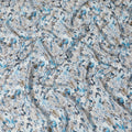 Icy Camo Abstract Synthetic Modal Satin Fabric - Cool Tones, 110cm - Purchase Online-D17984