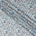 Icy Camo Abstract Synthetic Modal Satin Fabric - Cool Tones, 110cm - Purchase Online-D17984