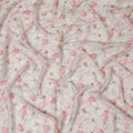 Romantic Pink Petal Viscose Crepe Fabric - 110cm Wide, Soft & Drapable, Purchase Online-D18099 Regal Fabrics