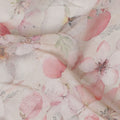 Romantic Pink Petal Viscose Crepe Fabric - 110cm Wide, Soft & Drapable, Purchase Online-D18099 Regal Fabrics