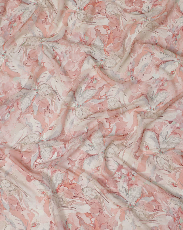 قماش كريب فيسكوز من Coral Elegance - عرض 110 سم، لمسة نهائية حريرية، تسوق عبر الإنترنت-D18103