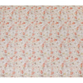 Soft Peach Orchard Viscose Crepe Fabric - 110cm Wide, Delicate Print, Online Purchase-D18106