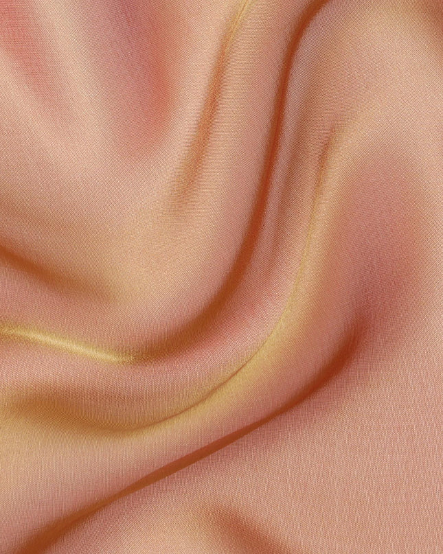 Sunrise Blush Silk Chiffon Fabric - Order Online, 110cm Wide, Exquisite South Korean Changent Weave-D18153