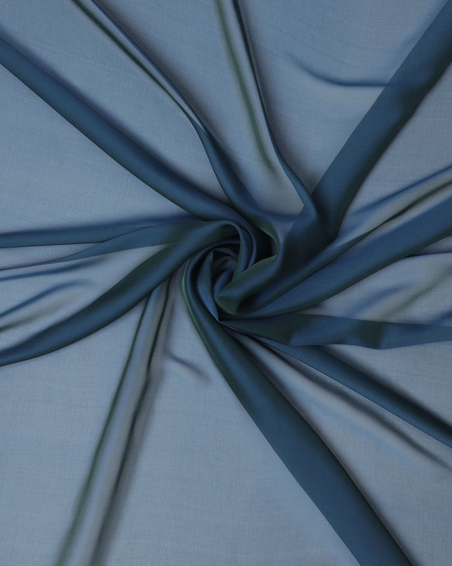 قماش شيفون حريري أزرق سماوي عاصف - شراء عبر الإنترنت، عرض 110 سم، Changent Masterpiece-D18156 الكوري الجنوبي