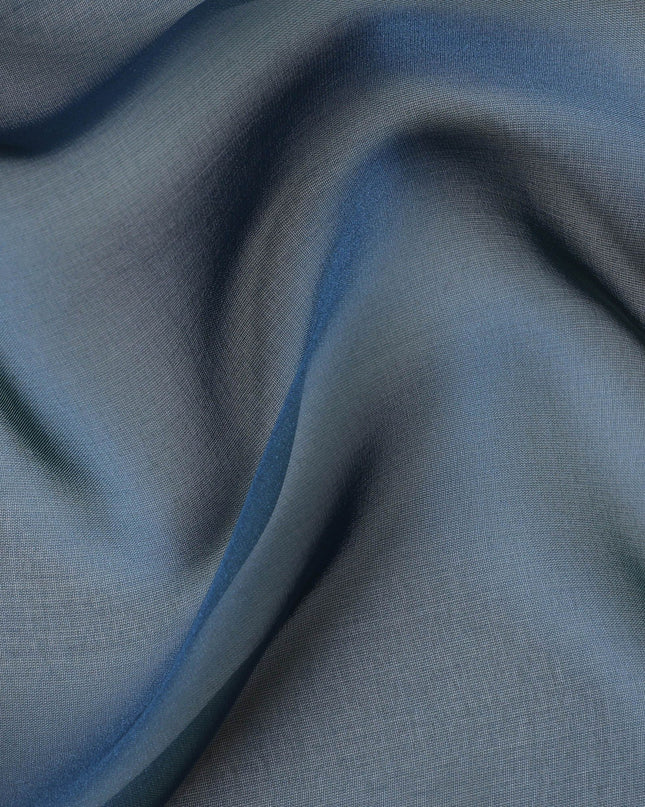 قماش شيفون حريري أزرق سماوي عاصف - شراء عبر الإنترنت، عرض 110 سم، Changent Masterpiece-D18156 الكوري الجنوبي