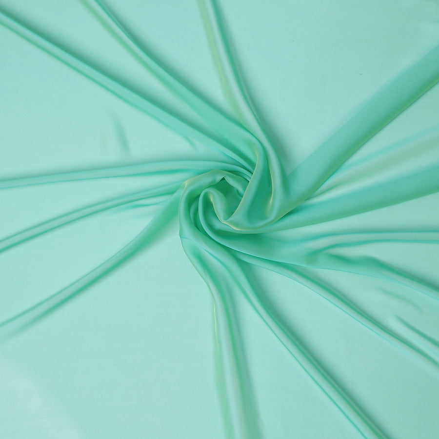 Mint Breeze Silk Chiffon Fabric - Order Online, 110cm Wide, South Korean Changent Silk-D18158