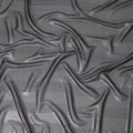 Exquisite Silver Black Silk Chiffon Fabric with Metallic Lurex - 110cm Width, Luxurious Sheen, Buy in Meters Online-D18163